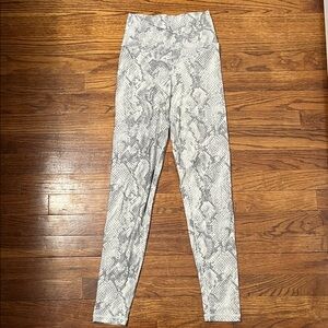 Aerie crossover Snake Print Leggings